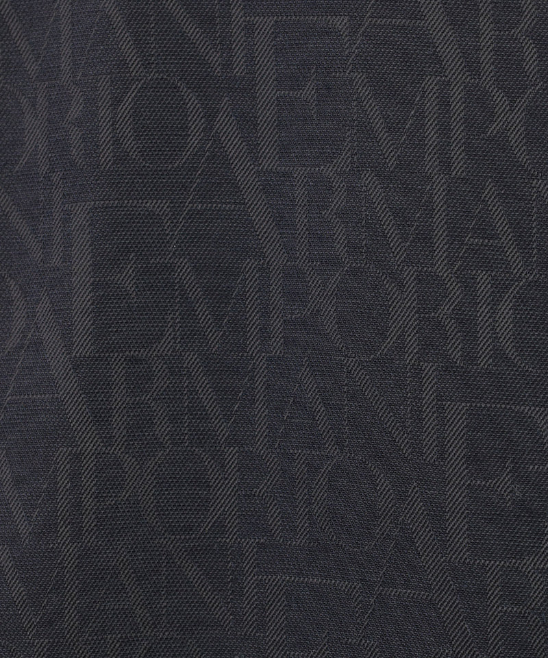 EMPORIO ARMANI オールオーバーレタリングナイロンジャカードシングルブレストジャケット5