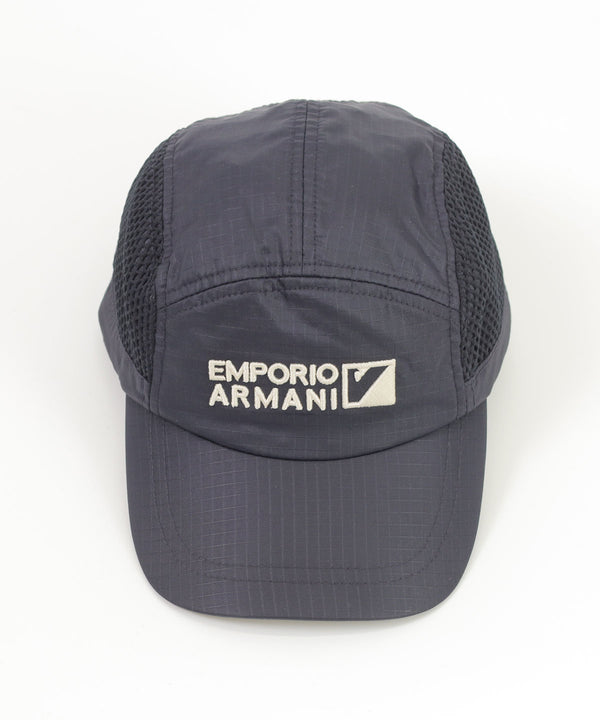 EMPORIO ARMANI ロゴ刺繍＆メッシュサイドベースボールキャップ2