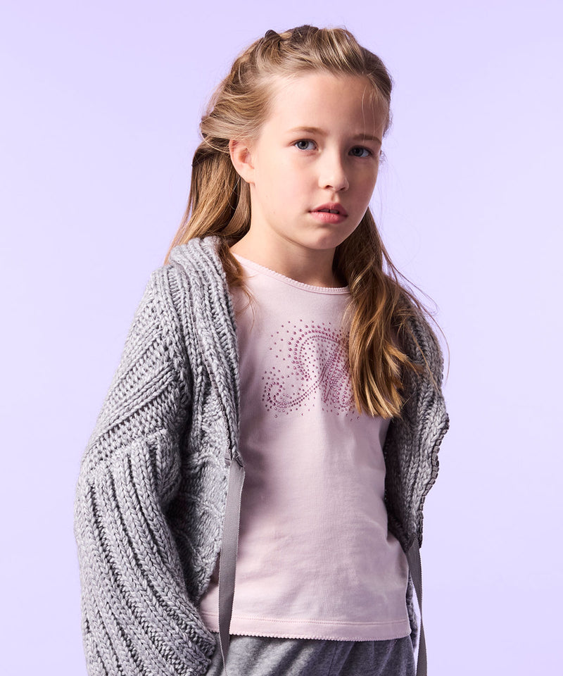 MAMERE 24AW ラインストーンカットソー1