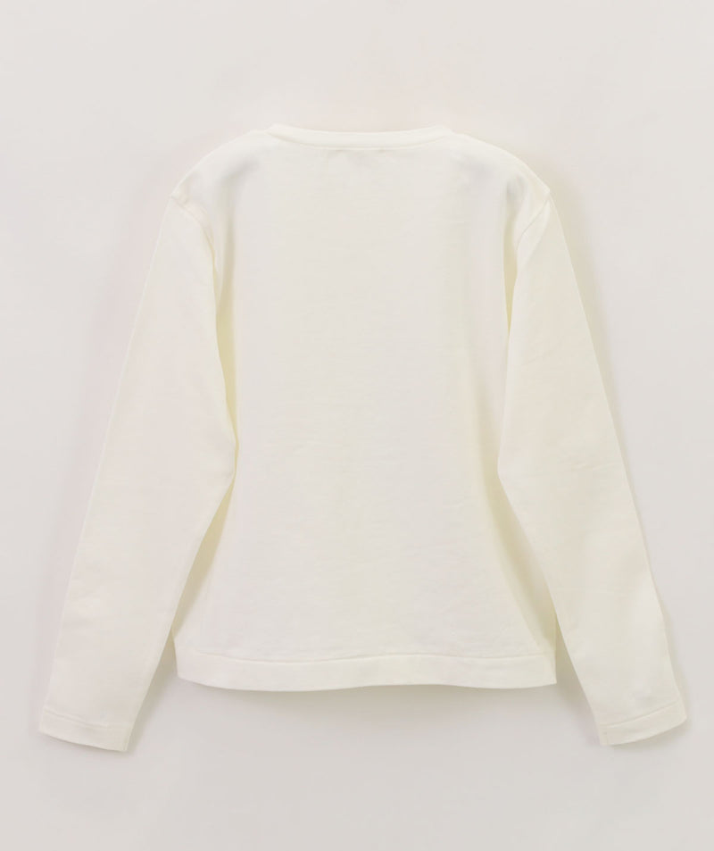 MAMERE 24AW ビジュー付きロングスリーブカットソー
