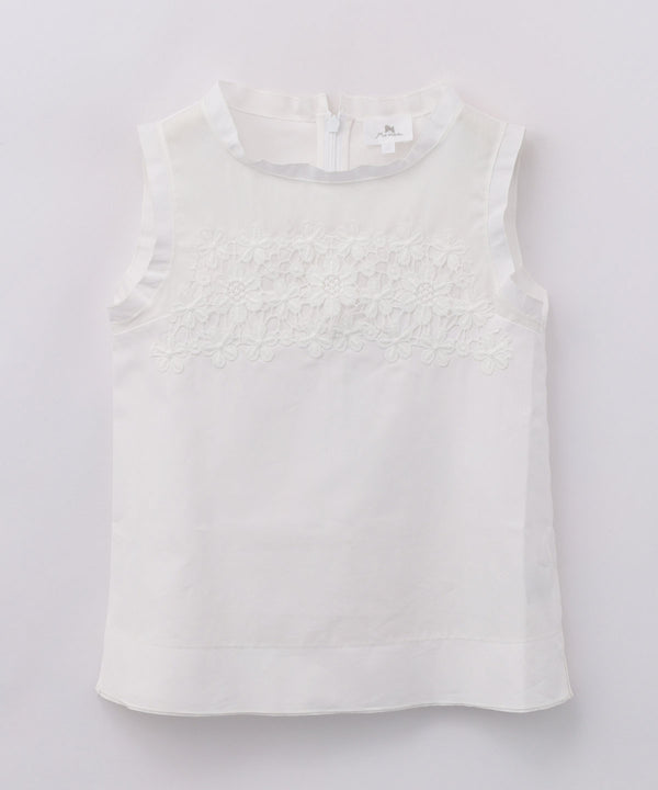 MAMERE 25SS レース付きブラウス ★