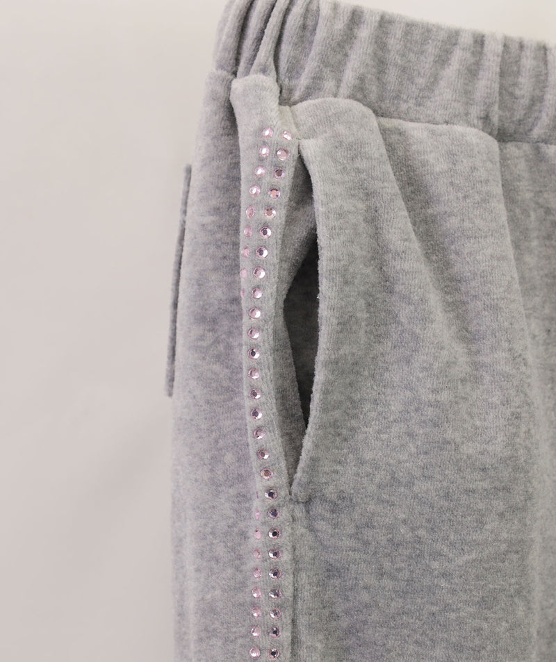MAMERE 24AW ベロアトラックパンツ