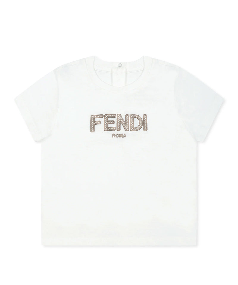 FENDI BABY ロゴ刺繍カットソー