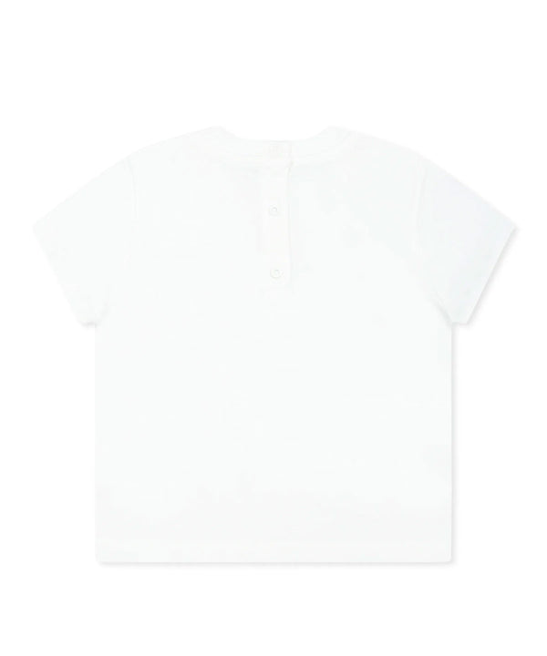 FENDI BABY logo embroidered top 