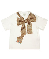 FENDI ribbon trompe l'oeil top