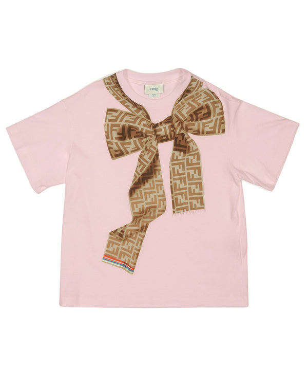 FENDI リボントロンプルイユカットソー