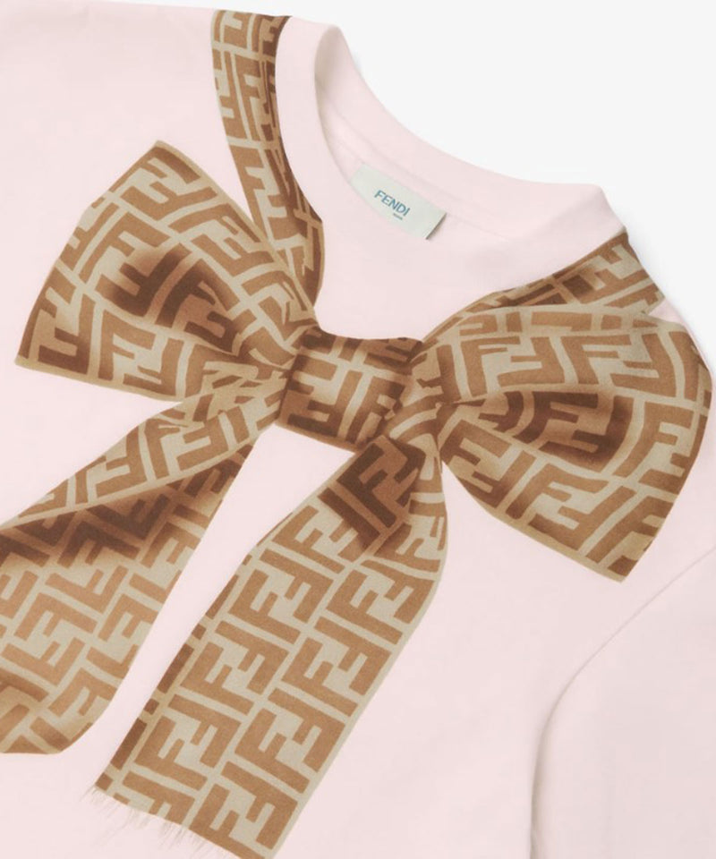 FENDI ribbon trompe l'oeil top