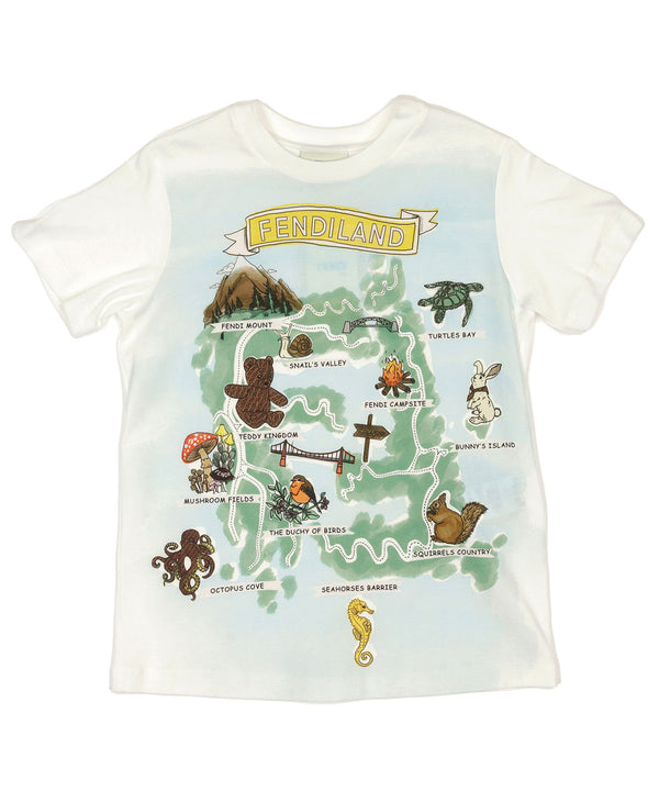 FENDI printed jersey top 