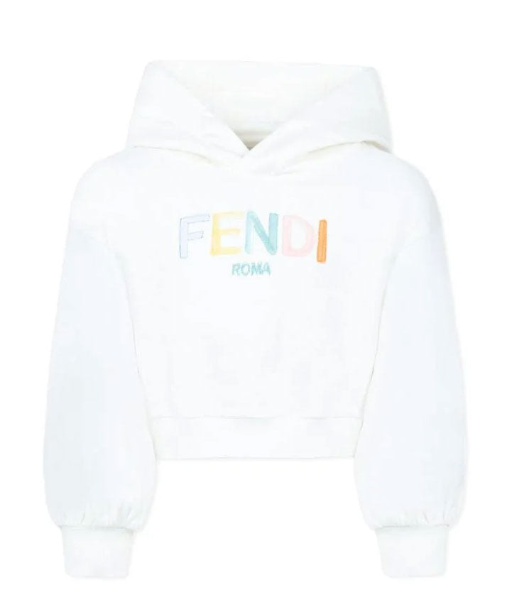 FENDI logo embroidered sweatshirt