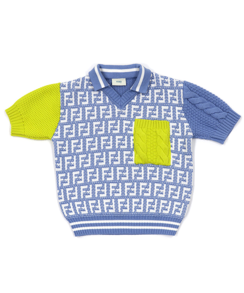 FENDI ニットポロシャツ1