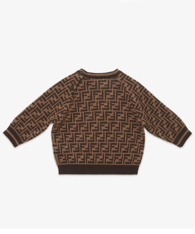 FENDI BABY crew neck sweater