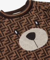 FENDI BABY crew neck sweater