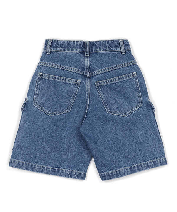 FENDI FF pocket Bermuda denim pants ★