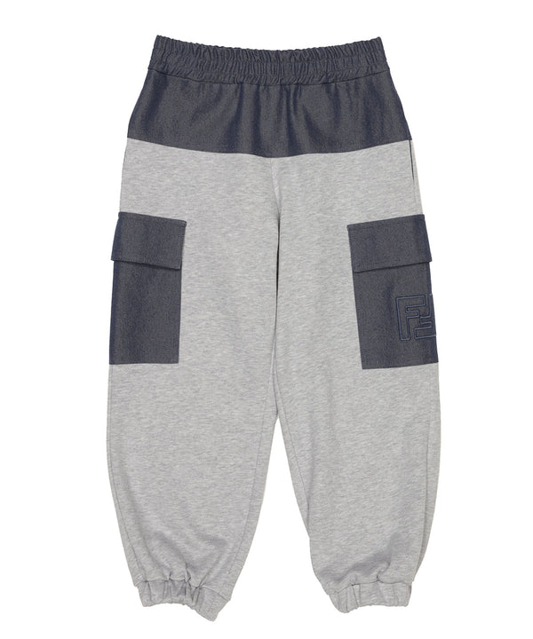 FENDI FF embroidered pocket pants