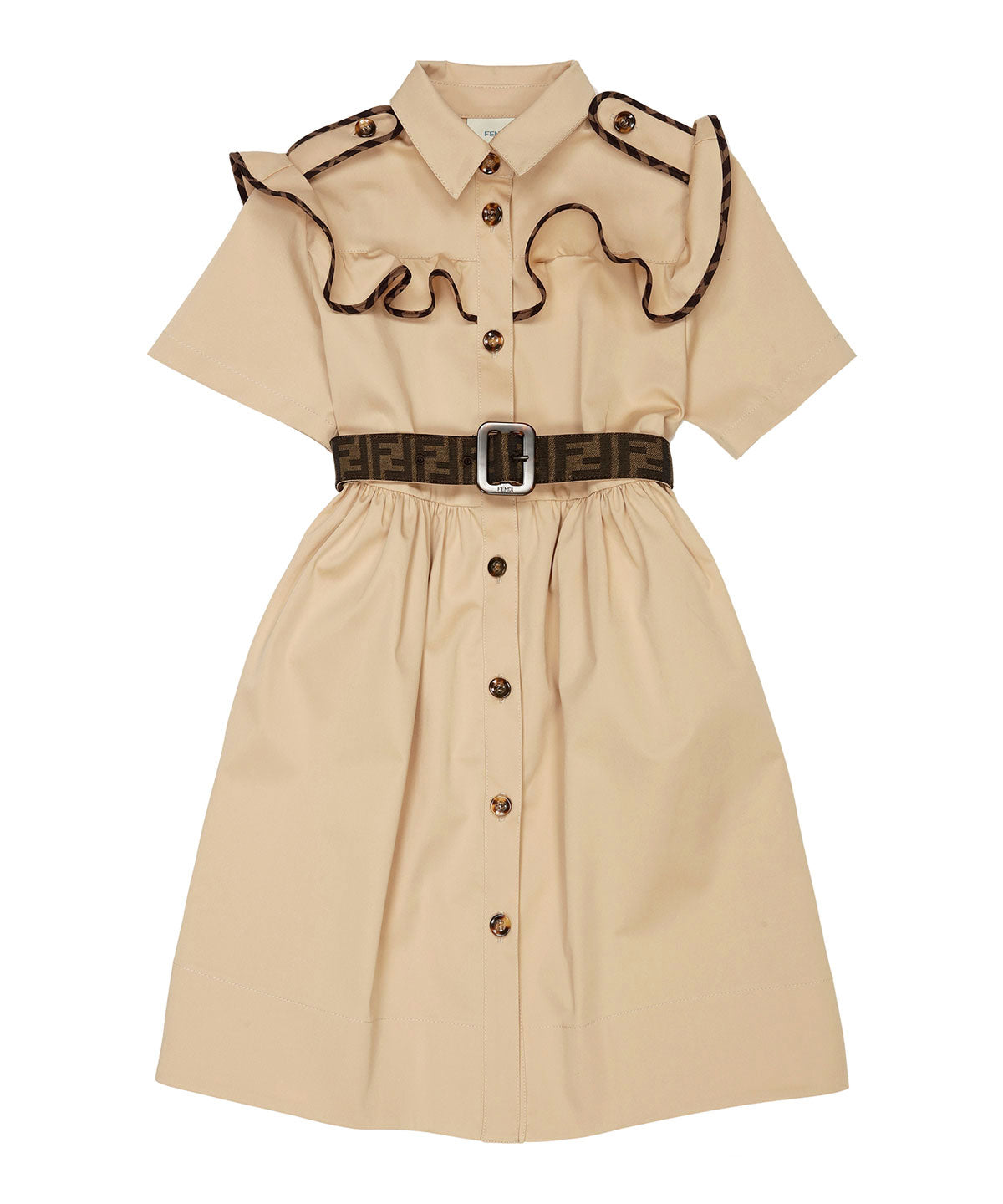 FENDI グラフィックフレアワンピース1