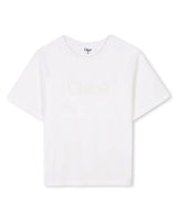 CHLOE logo embroidered top