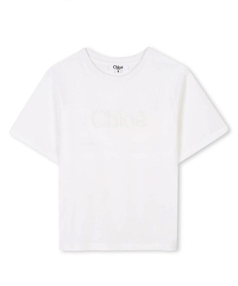 CHLOE logo embroidered top