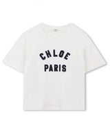 CHLOE logo embroidered top