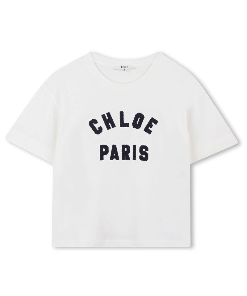 CHLOE logo embroidered top