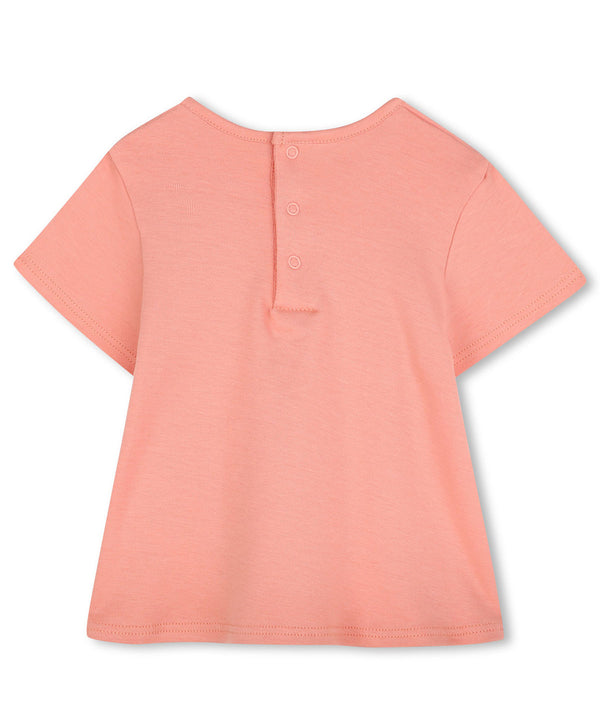 CHLOE BABY&amp;KIDS Palm Tree &amp; Logo Embroidered Top