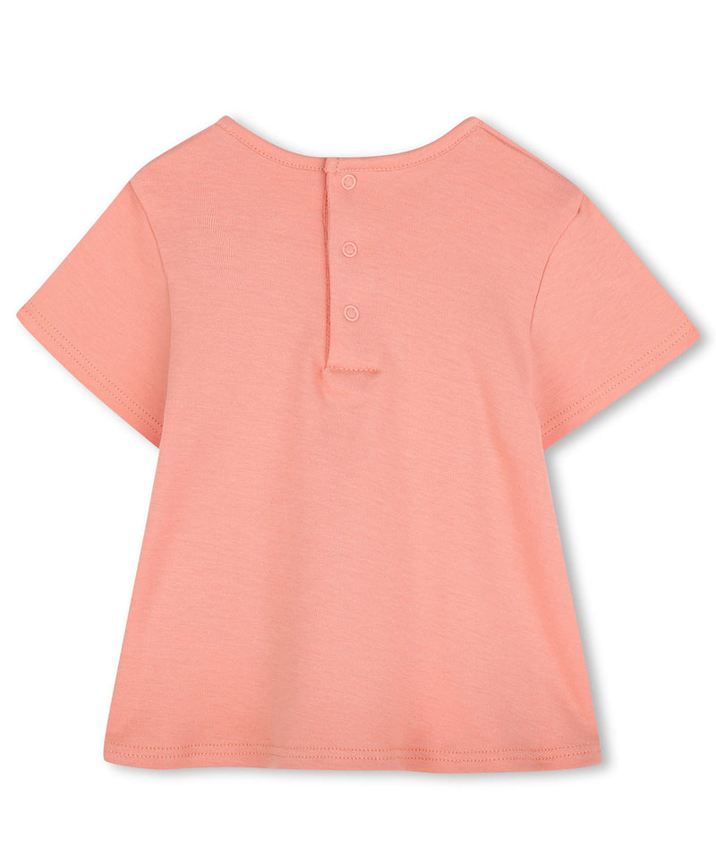 CHLOE BABY&amp;KIDS Palm Tree &amp; Logo Embroidered Top