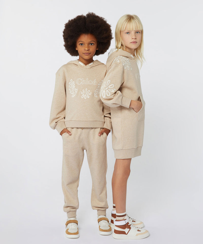CHLOE Flower Embroidered Pants