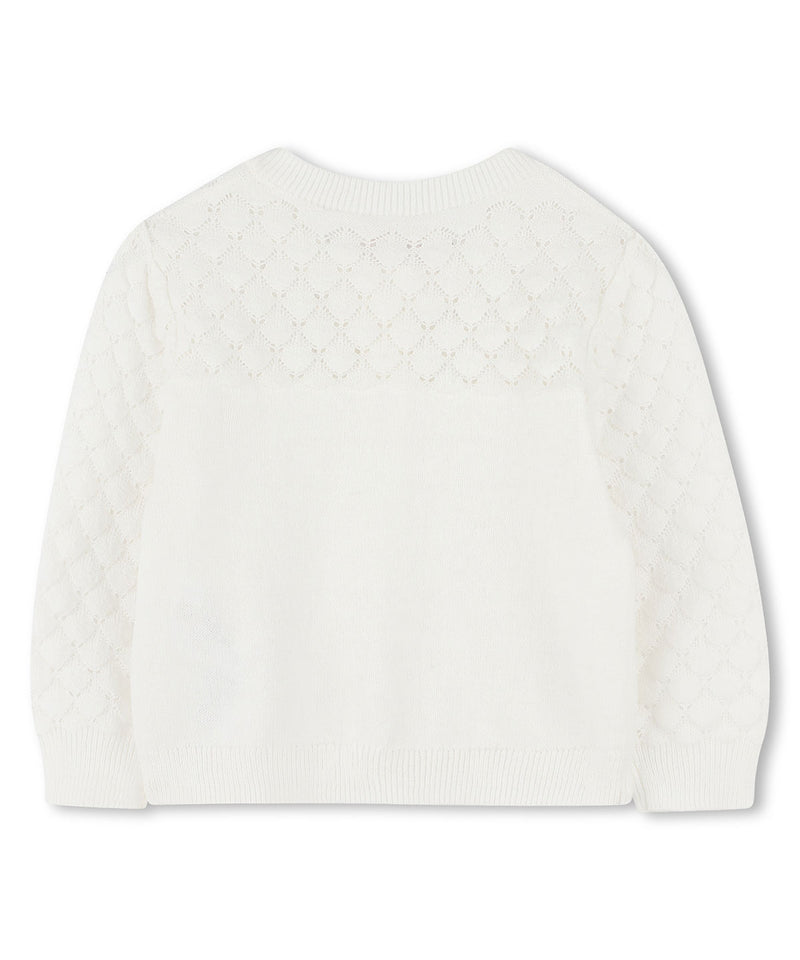 CHLOE BABY&amp;KIDS Cotton knit cardigan