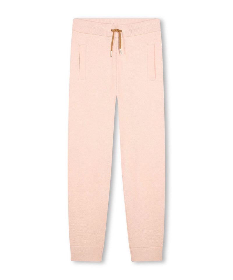 CHLOE カラーブロックニットパンツ