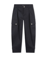 CHLOE SIDE POCKET STRETCH COTTON PANTS