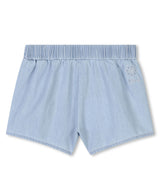 CHLOE BABY&amp;KIDS Scallop Detail Denim Pants