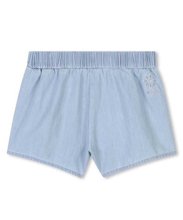 CHLOE BABY&amp;KIDS Scallop Detail Denim Pants