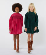 CHLOE Silk dress with lace detail