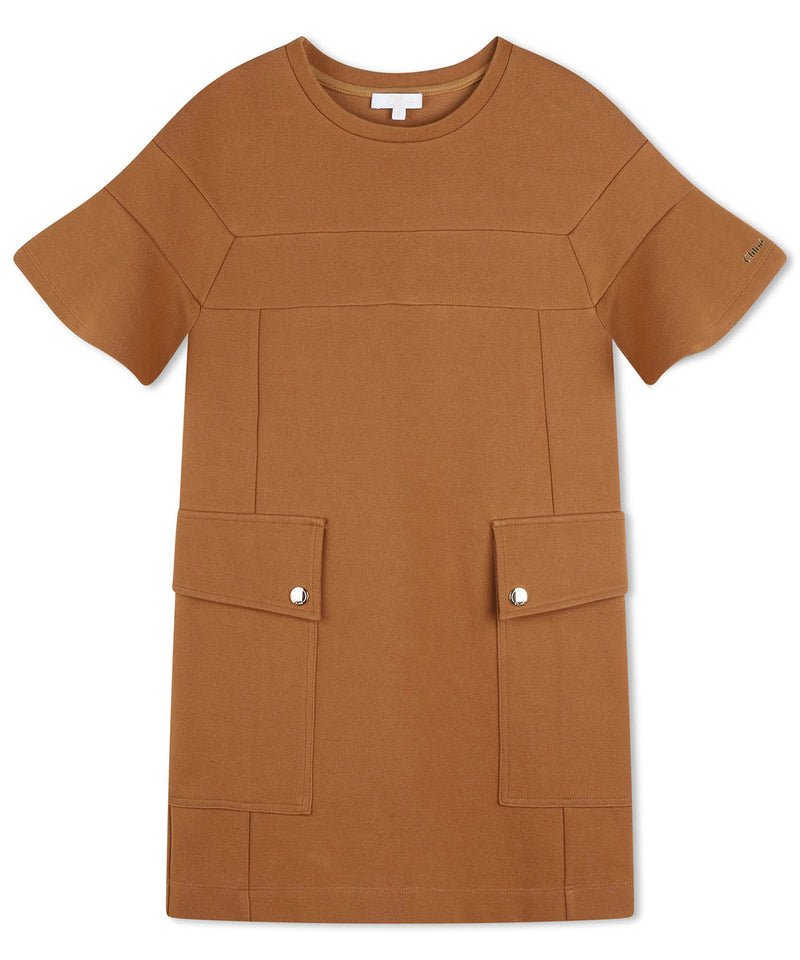 CHLOE パネルジャージーワンピース 42-140724017-14 10Y(140cm)