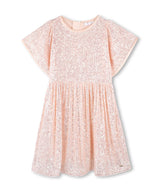 CHLOE Short Sleeve Sequin Dress
