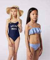 CHLOE striped swimsuit