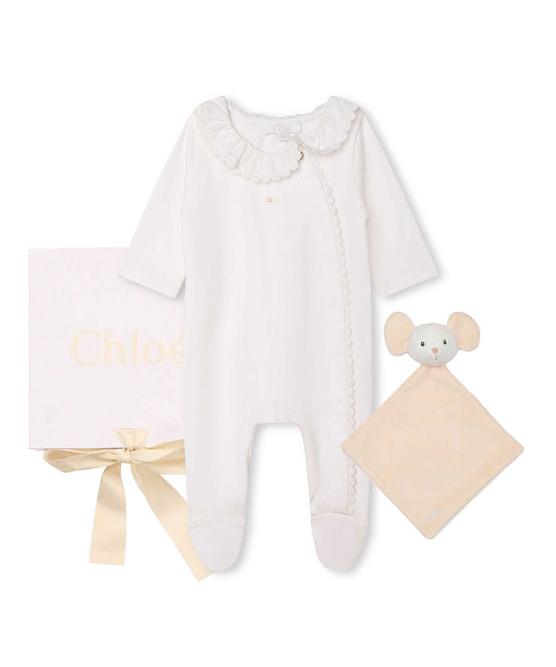 CHLOE BABY おしゃぶりタオル＆ロンパースセット｜世界の子供服マ・メール