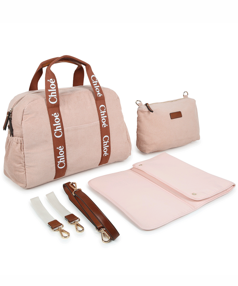 CHLOE BABY Corduroy Mother's Bag Set ★