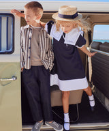 IL GUFO Striped Jacket 31-840823014-09 6Y(115cm)/8Y(130cm)