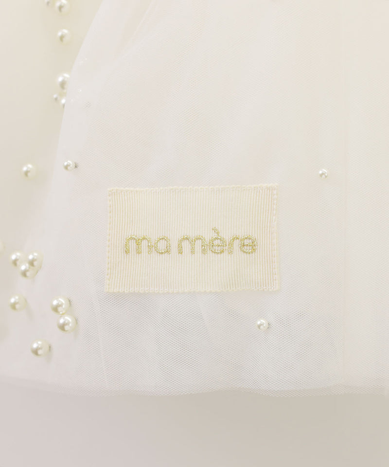 MAMERE ITALY パールチュールスカート