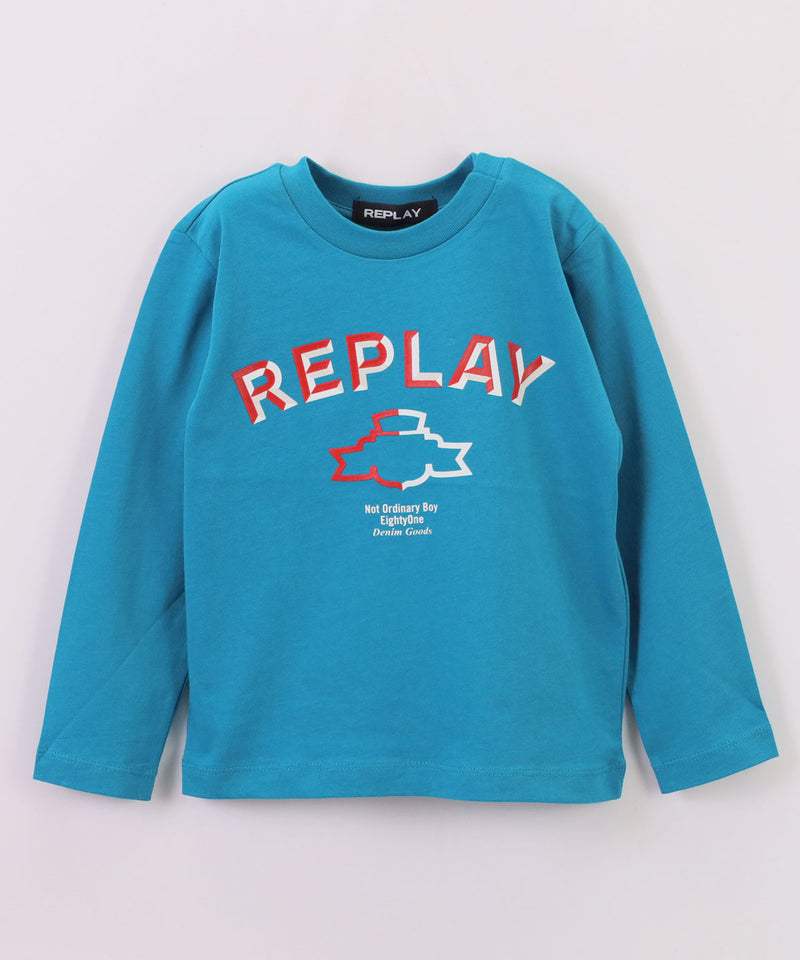 REPLAY BABY&KIDS ロゴロングスリーブカットソー１
