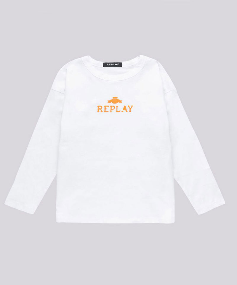 REPLAY ロゴロングスリーブカットソー１