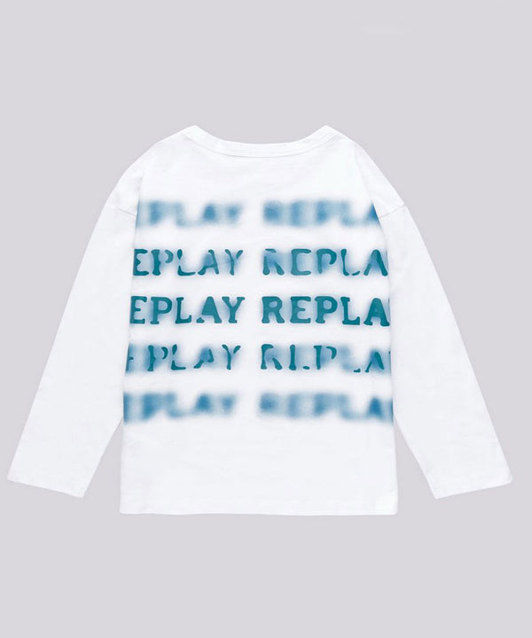 REPLAY ロゴロングスリーブカットソー２