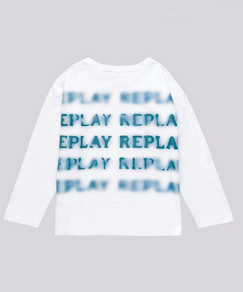 REPLAY ロゴロングスリーブカットソー２