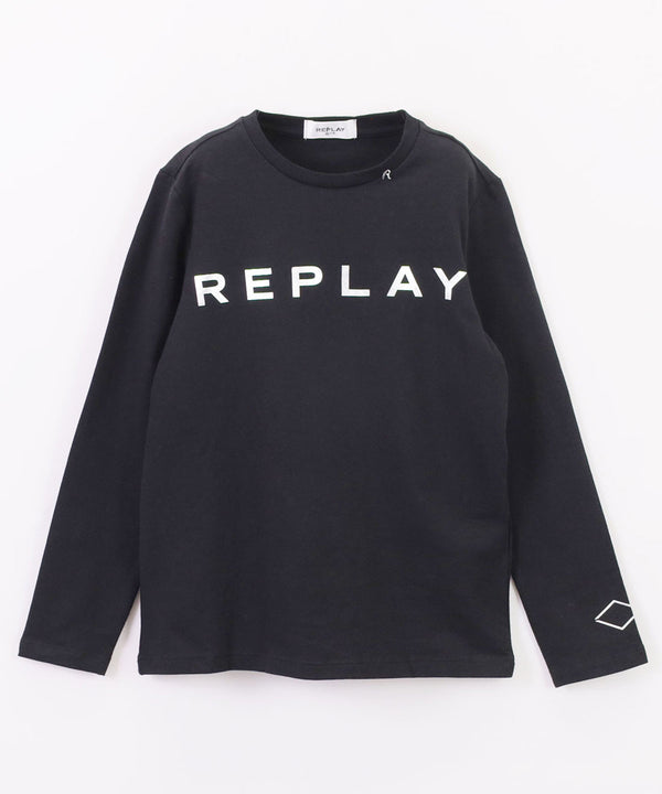REPLAY ロングスリーブロゴカットソー１