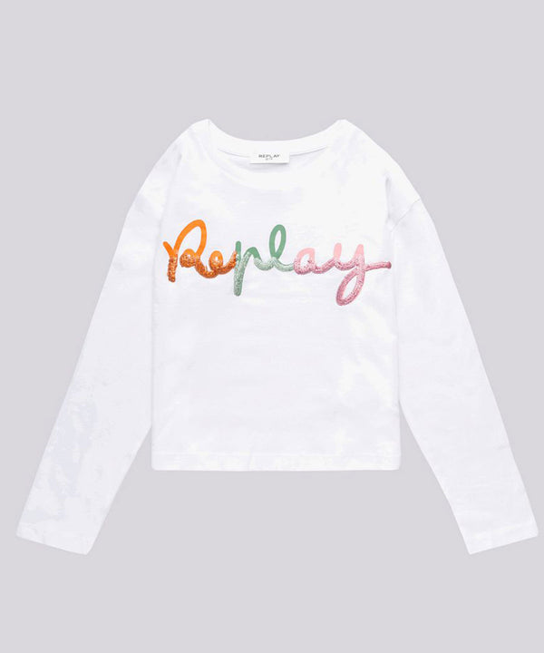 REPLAY ロングスリーブロゴカットソー１