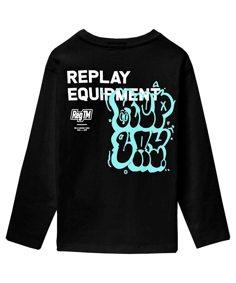 REPLAY back print cut and sew 