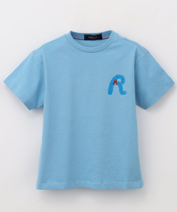 REPLAY R embroidered top