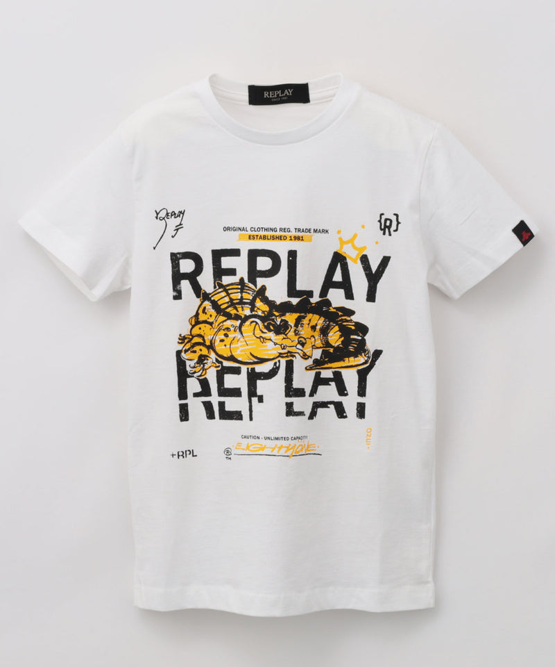 REPLAY Printed Cut and Sew 
