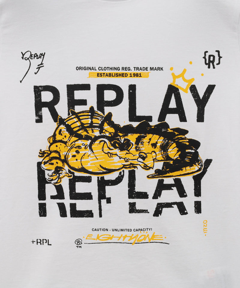 REPLAY Printed Cut and Sew 