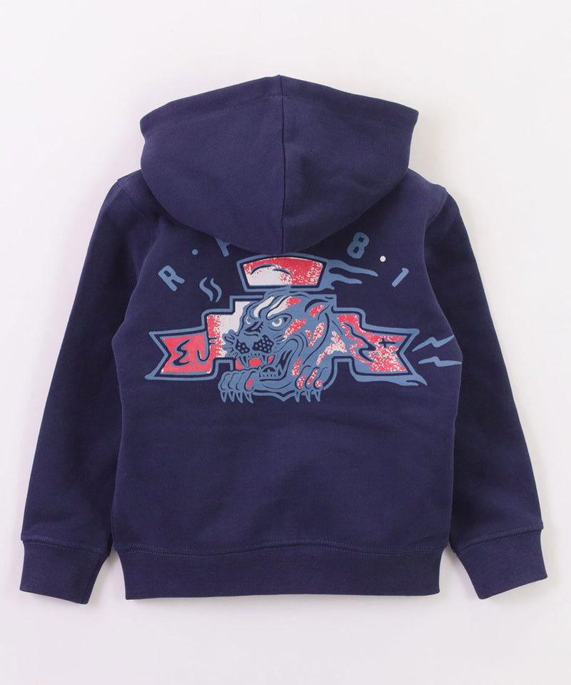 REPLAY BABY&KIDS  tigreバックプリントジップアップスウェット２
